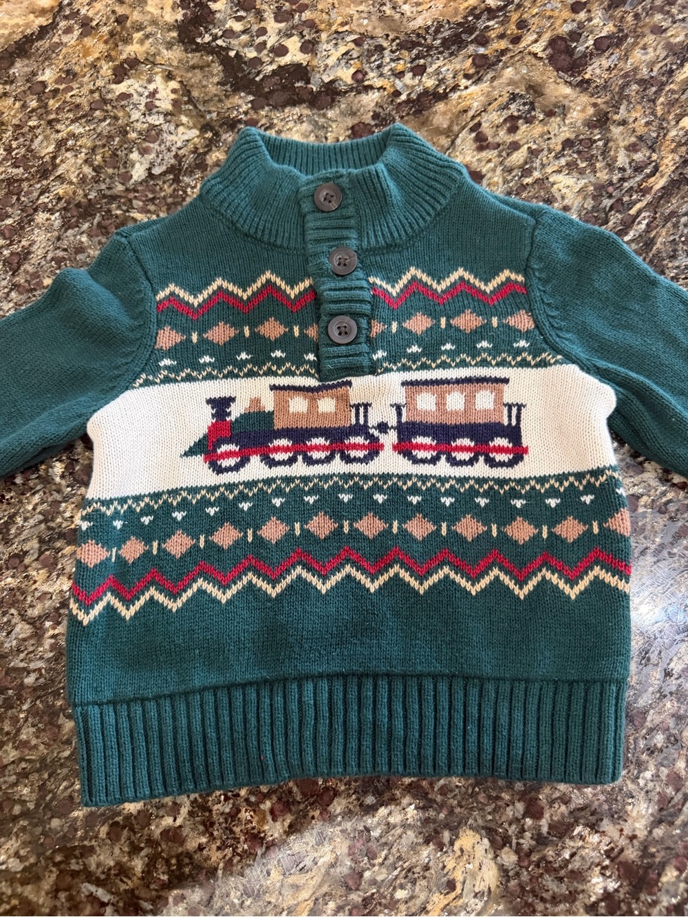 The Children's Place Train Knit Sweater 9-12 months